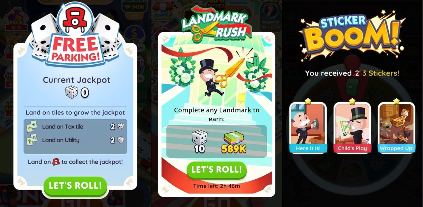 Monopoly Go Timed Events List